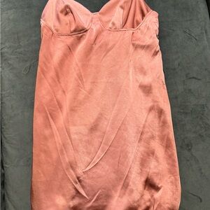 Elegant Satin Strapless Dress